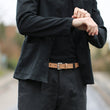 Load image into Gallery viewer, Daily Belt - Tan / Silver (24 mm)
