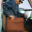 Load image into Gallery viewer, Brief Laptop Sleeve 15'' - Sirup Brown