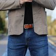 Load image into Gallery viewer, Dress Belt - Sirup Brown / Silver (29 mm)