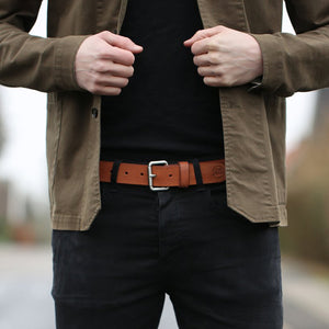 Daily Belt - Sirup Brown / Silver (34 mm)