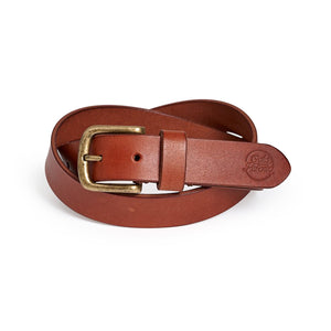 Dress Belt - Sirup Brown / Antique Brass (29 mm)